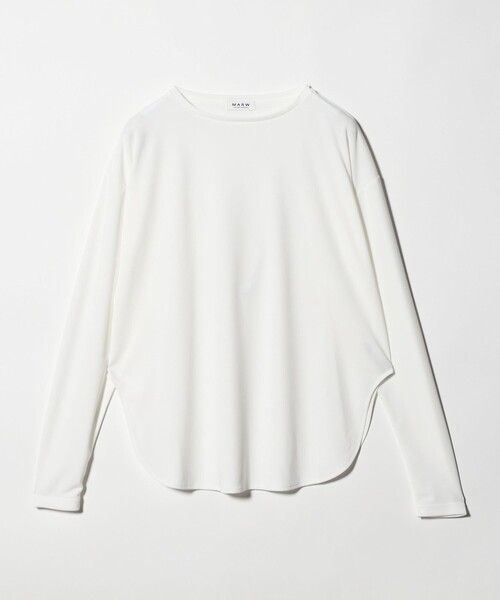 MARW UNITED ARROWS(マルゥ ユナイテッドアローズ)の「<MARW UNITED ARROWS>ラウンドヘム ロングスリーブ カットソー UVカット(Tシャツ/カットソー・レディース・ホワイト/ブラック・FREE)」の17枚目の写真