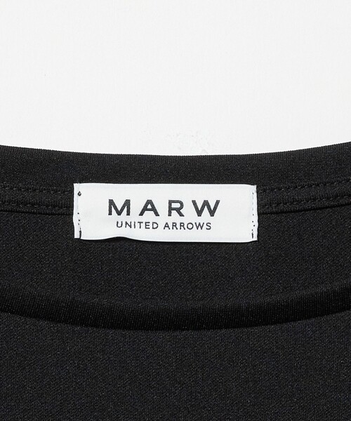 MARW UNITED ARROWS(マルゥ ユナイテッドアローズ)の「<MARW UNITED ARROWS>ラウンドヘム ロングスリーブ カットソー UVカット(Tシャツ/カットソー・レディース・ホワイト/ブラック・FREE)」の20枚目の写真