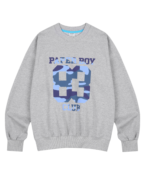 PAPERBOY(ペーパーボーイ)の「カモ83 スウェットシャツ-メランジ(スウェット・レディース・その他・SMALL/MEDIUM/LARGE/X-LARGE)」の1枚目の写真