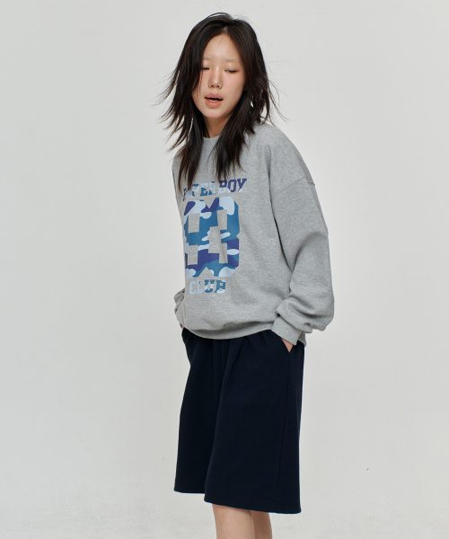 PAPERBOY(ペーパーボーイ)の「カモ83 スウェットシャツ-メランジ(スウェット・レディース・その他・SMALL/MEDIUM/LARGE/X-LARGE)」の2枚目の写真
