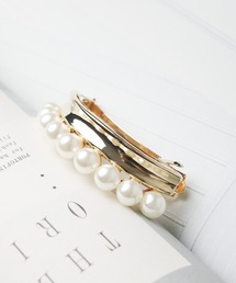 ARCHIVER（アーカイバ）の「【RES】【パールラインバレッタ】（バレッタ/ヘアクリップ）」