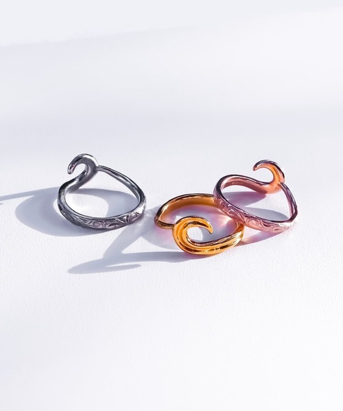 IRIEBEACH(アイリービーチ)の「Wave ring/【ハワイアンジュエリー】【サージカルステンレス】【金属アレルギー対応】【IRIEBEACH / アイリービーチ】つけっぱなしOK(リング・レディース・ゴールド/シルバー/ピンク・3号/5号/7号/19号/17号/13号/9号/11号/21号/15号)」の6枚目の写真