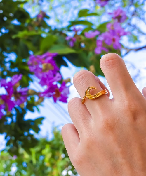 IRIEBEACH(アイリービーチ)の「Wave ring/【ハワイアンジュエリー】【サージカルステンレス】【金属アレルギー対応】【IRIEBEACH / アイリービーチ】つけっぱなしOK(リング・レディース・ゴールド/シルバー/ピンク・3号/5号/7号/19号/17号/13号/9号/11号/21号/15号)」の11枚目の写真