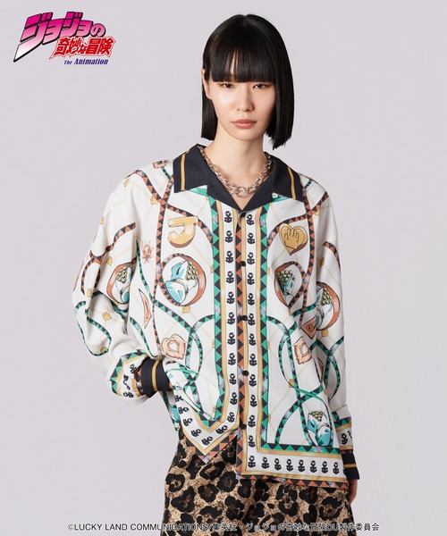 glamb(グラム)の「Jotaro Shirt(シャツ/ブラウス・メンズ・ホワイト/ブラック・S/M/L/XL)」の7枚目の写真