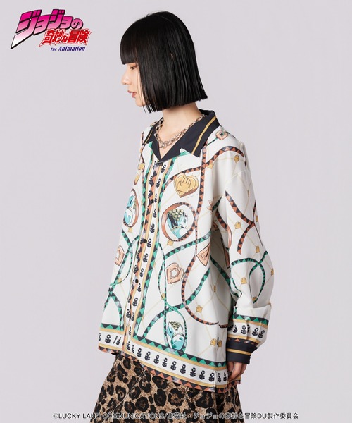 glamb(グラム)の「Jotaro Shirt(シャツ/ブラウス・メンズ・ホワイト/ブラック・S/M/L/XL)」の8枚目の写真