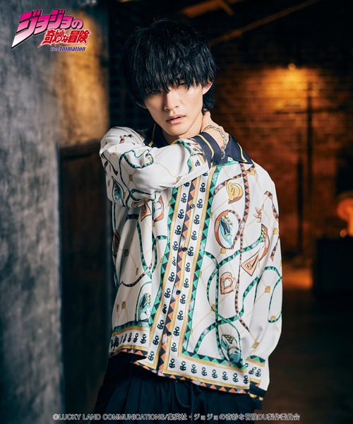 glamb(グラム)の「Jotaro Shirt(シャツ/ブラウス・メンズ・ホワイト/ブラック・S/M/L/XL)」の17枚目の写真