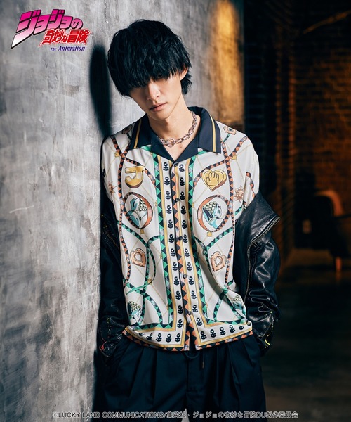 glamb(グラム)の「Jotaro Shirt(シャツ/ブラウス・メンズ・ホワイト/ブラック・S/M/L/XL)」の18枚目の写真