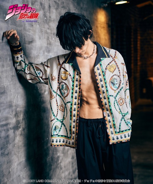 glamb(グラム)の「Jotaro Shirt(シャツ/ブラウス・メンズ・ホワイト/ブラック・S/M/L/XL)」の20枚目の写真