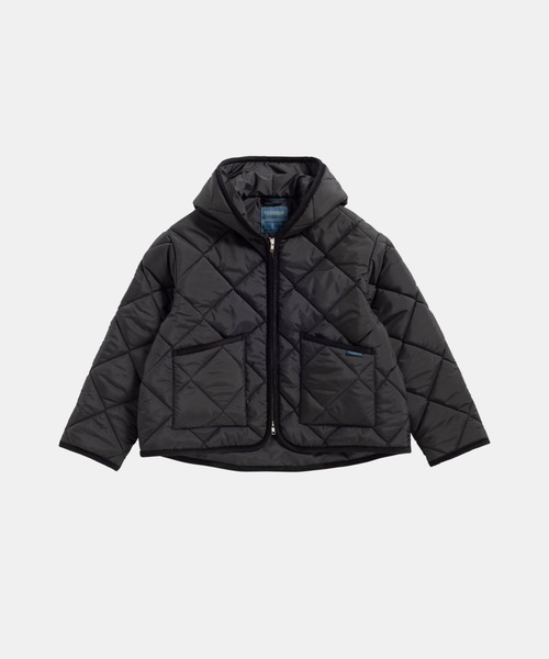 LAVENHAM（ラベンハム）の「Big Quilt Zipped Craydon Womens / ビッグ キルト ジップド クレイドン ウィメンズ（その他アウター・レディース・ダークブラック・10/6/12/8）」の6枚目の写真