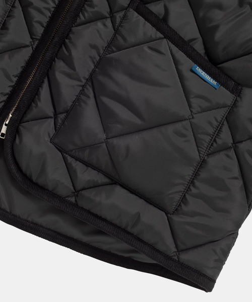 LAVENHAM（ラベンハム）の「Big Quilt Zipped Craydon Womens / ビッグ キルト ジップド クレイドン ウィメンズ（その他アウター・レディース・ダークブラック・10/6/12/8）」の9枚目の写真