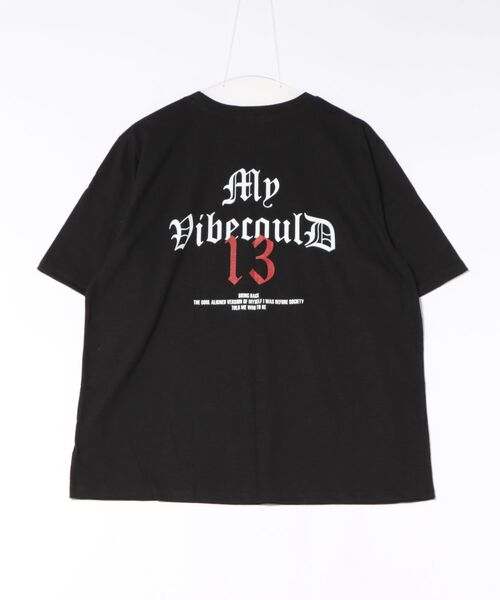 Figments(フィグメンツ)の「ゴシックロゴビッグT(Tシャツ/カットソー・レディース・ホワイト/ブラック・FREE)」の3枚目の写真