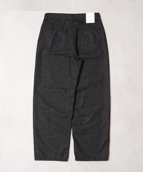 1111clothing（ワンフォークロージング）の「ヘリンボーンデニムパンツ / Herringbone denim pants（デニムパンツ・メンズ・ブルー/ブラック/ブラウン・S/M/L）」の10枚目の写真