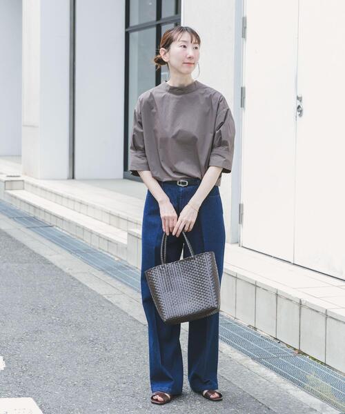ITEMS URBANRESEARCH（アイテムズ アーバンリサーチ）の「センタープレスデニム（デニムパンツ・レディース・インディゴブルー/ブルー・FREE）」の7枚目の写真