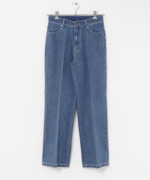 ITEMS URBANRESEARCH（アイテムズ アーバンリサーチ）の「センタープレスデニム（デニムパンツ・レディース・インディゴブルー/ブルー・FREE）」の14枚目の写真