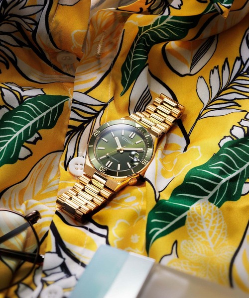 CITIZEN(シチズン)の「CITIZEN COLLECTION シチズンコレクション メカニカル TSUYOSA NJ0232-53X(アナログ腕時計・メンズ・ゴールド・FREE)」の3枚目の写真