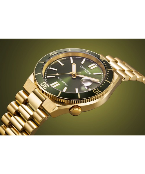 CITIZEN(シチズン)の「CITIZEN COLLECTION シチズンコレクション メカニカル TSUYOSA NJ0232-53X(アナログ腕時計・メンズ・ゴールド・FREE)」の6枚目の写真