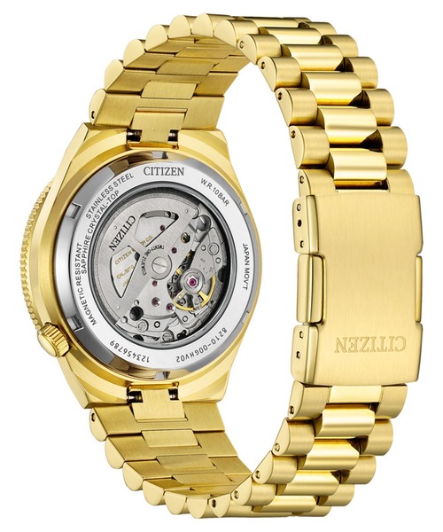 CITIZEN(シチズン)の「CITIZEN COLLECTION シチズンコレクション メカニカル TSUYOSA NJ0232-53X(アナログ腕時計・メンズ・ゴールド・FREE)」の9枚目の写真