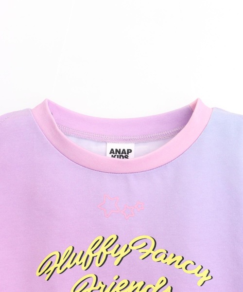 ANAP kids(アナップキッズ)の「スパンコール ユニコーン 肩アキ Tシャツ トップス(Tシャツ/カットソー・キッズ・レインボー/マルチ・130/120/110)」の16枚目の写真