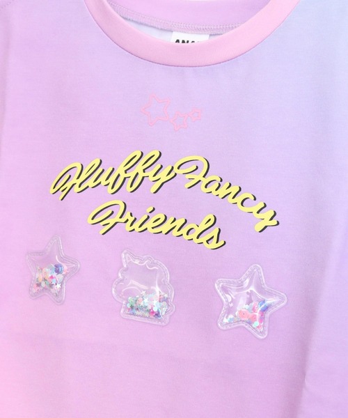 ANAP kids(アナップキッズ)の「スパンコール ユニコーン 肩アキ Tシャツ トップス(Tシャツ/カットソー・キッズ・レインボー/マルチ・130/120/110)」の17枚目の写真