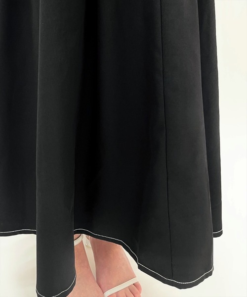 WILLSELECTION(ウィルセレクション)の「ナローリボンラッフルフリルワンピース(ワンピース・レディース・ブラック/サックスブルー/ネイビー/ピンク・FREE)」の15枚目の写真