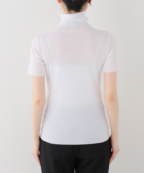EDIT. FOR LULU(エディットフォールル)の「【Pierre Mantoux/ピエールマントゥー】シアータートルハーフスリーブTEE(Tシャツ/カットソー・レディース・ホワイト/ブラック・FREE)」の12枚目の写真
