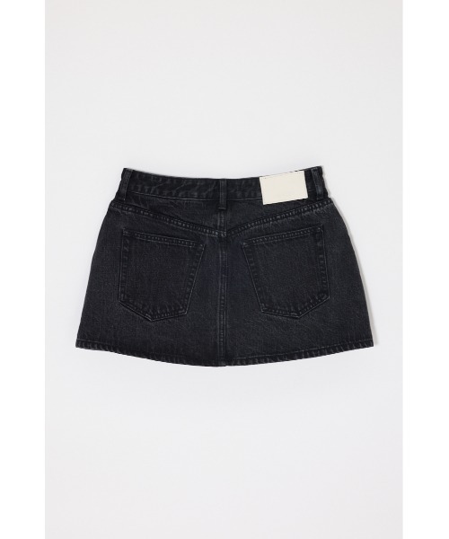 MOUSSY(マウジー)の「LOW SLUNG ミニスコート(デニムスカート・レディース・ブラック/ブルー・1/2)」の10枚目の写真