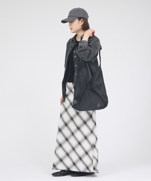 CHUMS(チャムス)の「【CHUMS/チャムス】メッシュトライアングルショルダートートバッグ /Mesh Triangle Shoulder Tote Bag/ユニセックス/11L(ショルダーバッグ・メンズ・ブラック/カーキ/その他・フリー)」の6枚目の写真
