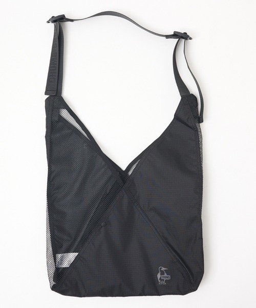 CHUMS(チャムス)の「【CHUMS/チャムス】メッシュトライアングルショルダートートバッグ /Mesh Triangle Shoulder Tote Bag/ユニセックス/11L(ショルダーバッグ・メンズ・ブラック/カーキ/その他・フリー)」の14枚目の写真