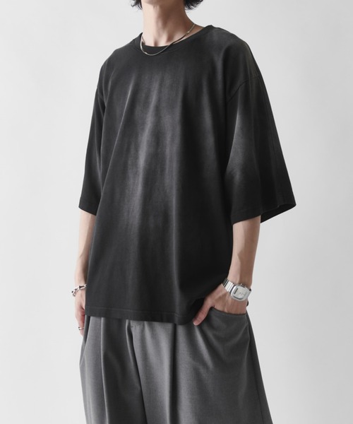 Lui's(ルイス)の「ハードブリーチBIG Tシャツ(Tシャツ/カットソー・メンズ・ブラウン/ブラック・S/M)」の1枚目の写真