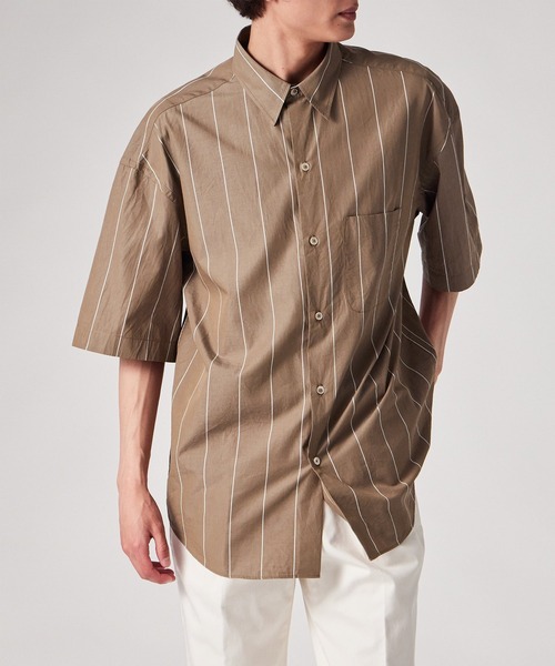 Paul Smith（ポールスミス）の「"Stripes" オーバーシルエット シャツ / 163312 427R（シャツ/ブラウス・メンズ・ライトブルー/ネイビー/ピンク/ブラウン・MEDIUM/SMALL/X-LARGE/LARGE）」の13枚目の写真