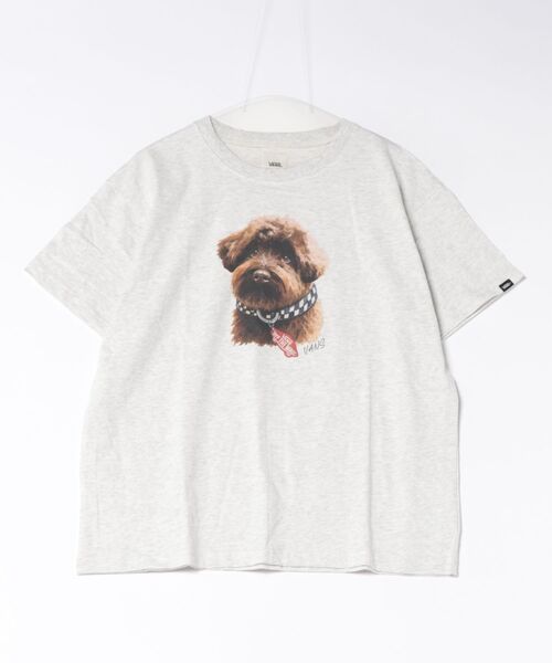 VANS(バンズ)の「VANS ヴァンズ W Dog print TEE ショートスリーブ 126R3011101 ABC-MART限定 GRAY(Tシャツ/カットソー・レディース・グレー・SMALL/MEDIUM)」の1枚目の写真