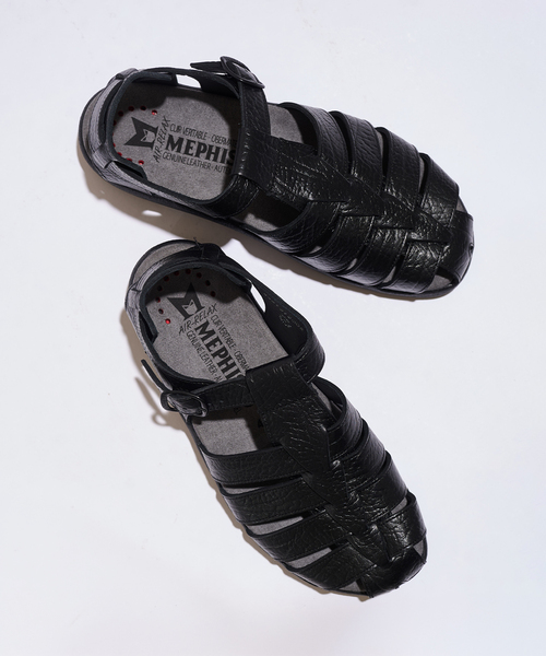 417 EDIFICE(フォーワンセブンエディフィス)の「MEPHISTO SAM(サンダル・メンズ・ブラック・42)」の1枚目の写真