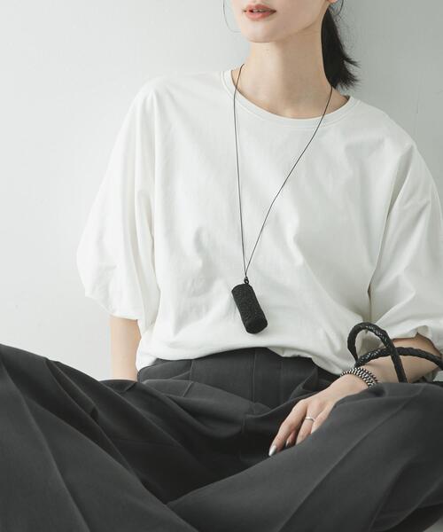 URBAN RESEARCH(アーバンリサーチ)の「バルーンカットソー(Tシャツ/カットソー・レディース・ブラック/オフホワイト・FREE)」の8枚目の写真