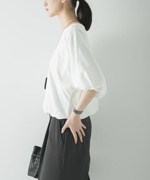 URBAN RESEARCH(アーバンリサーチ)の「バルーンカットソー(Tシャツ/カットソー・レディース・ブラック/オフホワイト・FREE)」の10枚目の写真
