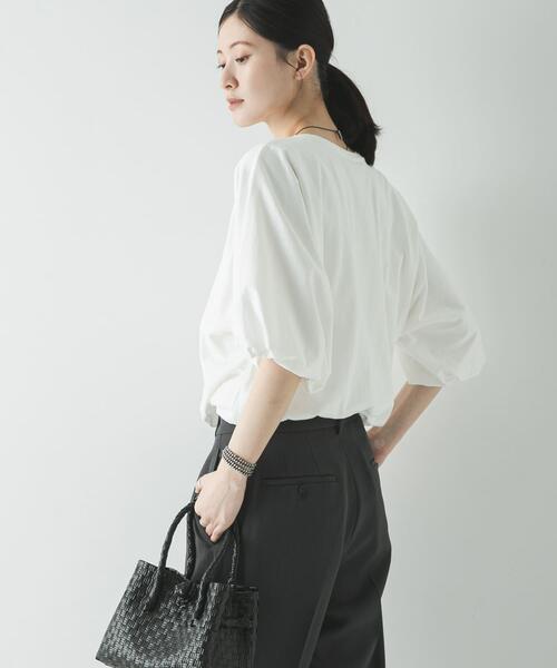 URBAN RESEARCH(アーバンリサーチ)の「バルーンカットソー(Tシャツ/カットソー・レディース・ブラック/オフホワイト・FREE)」の11枚目の写真