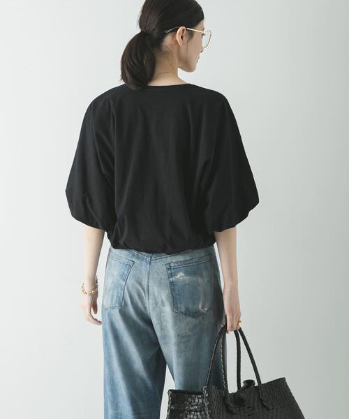 URBAN RESEARCH(アーバンリサーチ)の「バルーンカットソー(Tシャツ/カットソー・レディース・ブラック/オフホワイト・FREE)」の13枚目の写真