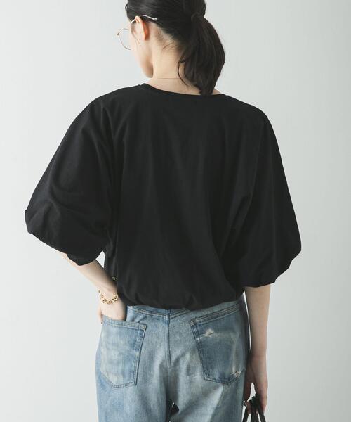 URBAN RESEARCH(アーバンリサーチ)の「バルーンカットソー(Tシャツ/カットソー・レディース・ブラック/オフホワイト・FREE)」の14枚目の写真