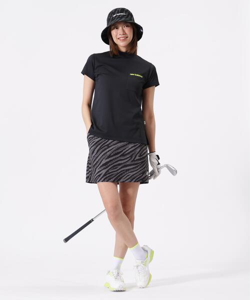 New Balance Golf（ニューバランスゴルフ）の「【new balance golf】半袖 モックネック プルオーバー (WOMENS)（Tシャツ/カットソー・レディース・ブラック/ホワイト/レッド系その他・SMALL/MEDIUM/LARGE）」の7枚目の写真