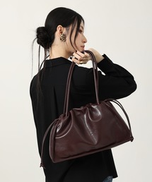 ZOZO限定【STYLE CODE/スタイルコード】フェイクレザー ギャザーバッグ