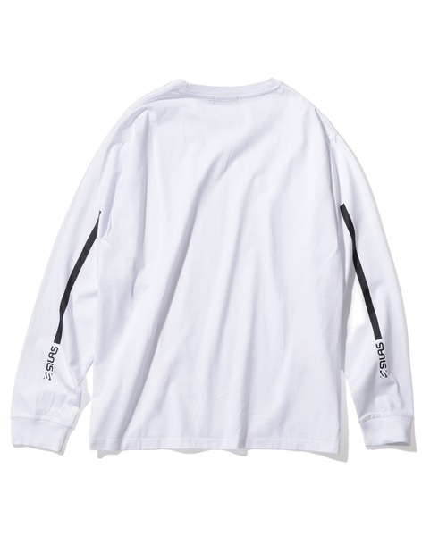 SILAS（サイラス）の「STRIPED SLEEVE L/S TEE（Tシャツ/カットソー・メンズ・ホワイト/ブラック/マスタード・XL/L/M）」の11枚目の写真