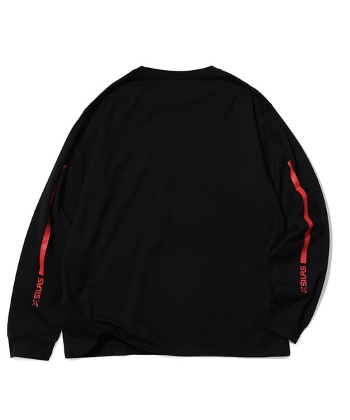 SILAS（サイラス）の「STRIPED SLEEVE L/S TEE（Tシャツ/カットソー・メンズ・ホワイト/ブラック/マスタード・XL/L/M）」の10枚目の写真