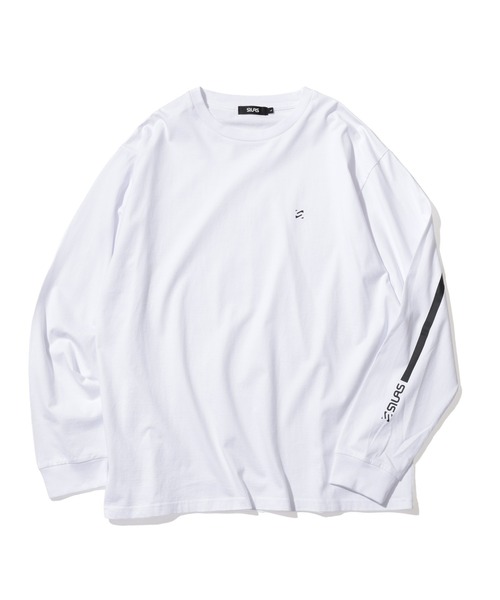 SILAS（サイラス）の「STRIPED SLEEVE L/S TEE（Tシャツ/カットソー・メンズ・ホワイト/ブラック/マスタード・XL/L/M）」の22枚目の写真