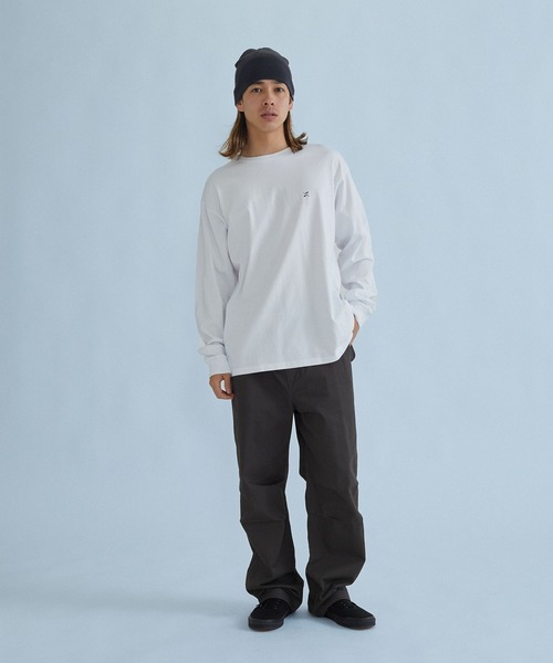 SILAS（サイラス）の「STRIPED SLEEVE L/S TEE（Tシャツ/カットソー・メンズ・ホワイト/ブラック/マスタード・XL/L/M）」の15枚目の写真