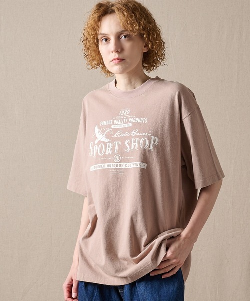 Eddie Bauer(エディーバウアー)の「バードプリント 半袖Tシャツ(Tシャツ/カットソー・メンズ・ベージュ/ダークネイビー/グリーン/ホワイト・XXL/M/XL/L/S)」の13枚目の写真