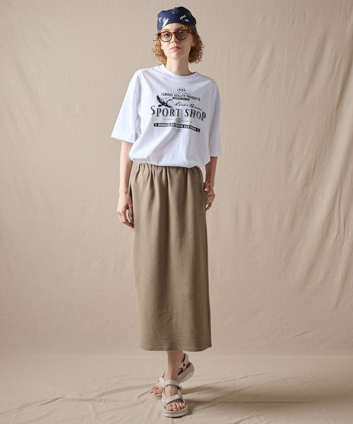 Eddie Bauer(エディーバウアー)の「バードプリント 半袖Tシャツ(Tシャツ/カットソー・メンズ・ベージュ/ダークネイビー/グリーン/ホワイト・XXL/M/XL/L/S)」の10枚目の写真