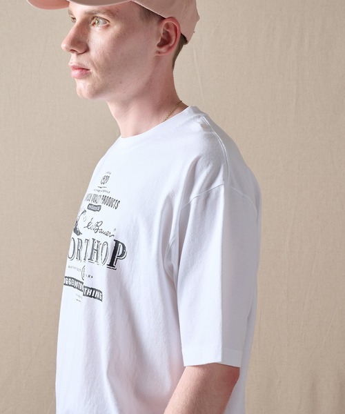 Eddie Bauer(エディーバウアー)の「バードプリント 半袖Tシャツ(Tシャツ/カットソー・メンズ・ベージュ/ダークネイビー/グリーン/ホワイト・XXL/M/XL/L/S)」の6枚目の写真