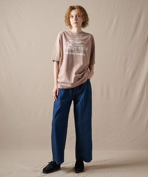 Eddie Bauer(エディーバウアー)の「バードプリント 半袖Tシャツ(Tシャツ/カットソー・メンズ・ベージュ/ダークネイビー/グリーン/ホワイト・XXL/M/XL/L/S)」の15枚目の写真