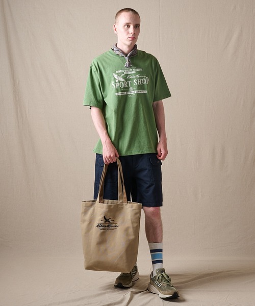 Eddie Bauer(エディーバウアー)の「バードプリント 半袖Tシャツ(Tシャツ/カットソー・メンズ・ベージュ/ダークネイビー/グリーン/ホワイト・XXL/M/XL/L/S)」の18枚目の写真