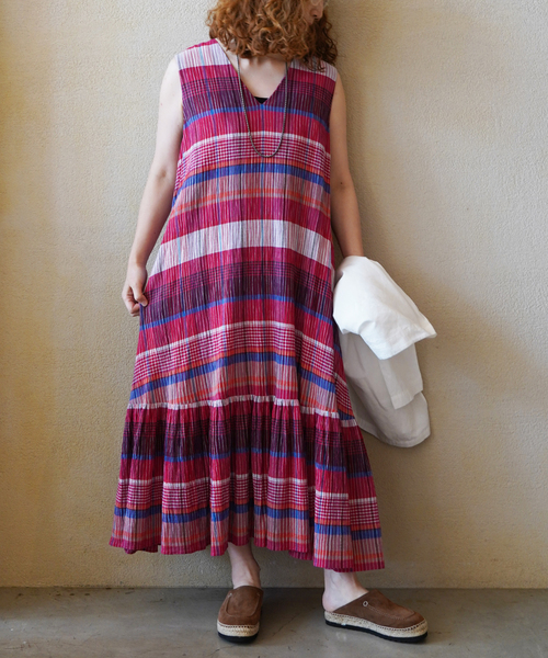 journal standard luxe チェックワンピース セール】チェック フレアーワンピース（ワンピース）｜JOURNAL