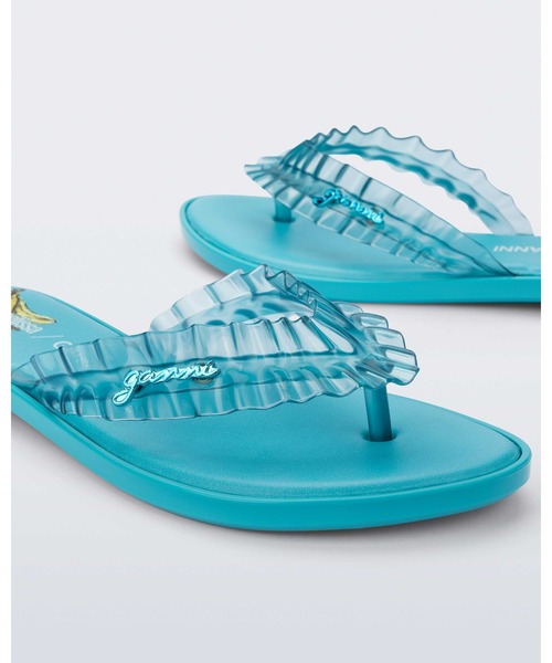 melissa（メリッサ）の「MELISSA FLIP FLOP SLIM + GANNI AD（サンダル・レディース・ブラック/ブラウン/レッド/イエロー/ブルー・38/39/37/35-36）」の12枚目の写真